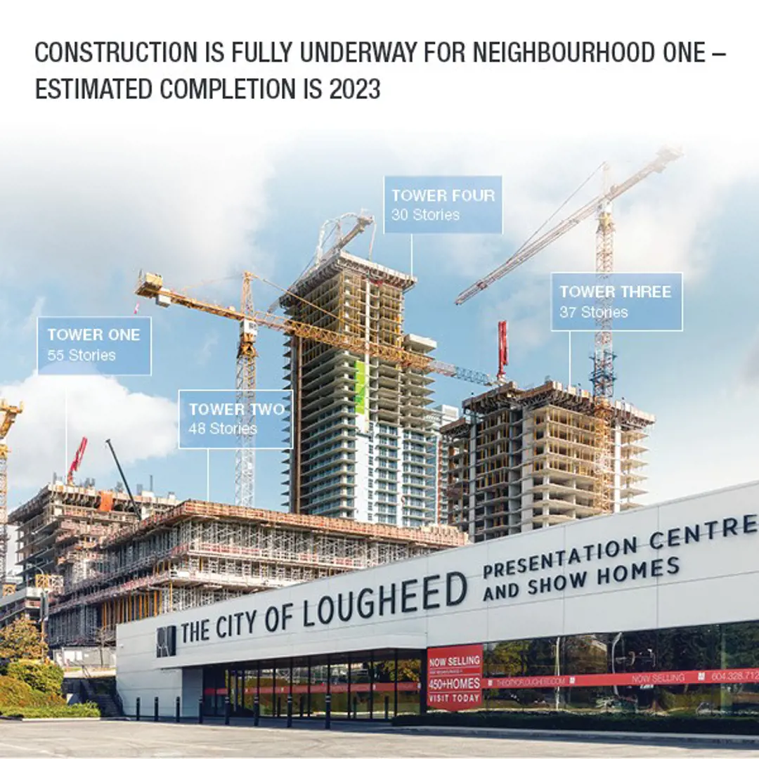 The City of Lougheed - Neighbourhood One Condos located at 9850 Austin Road, Burnaby, BC cover image