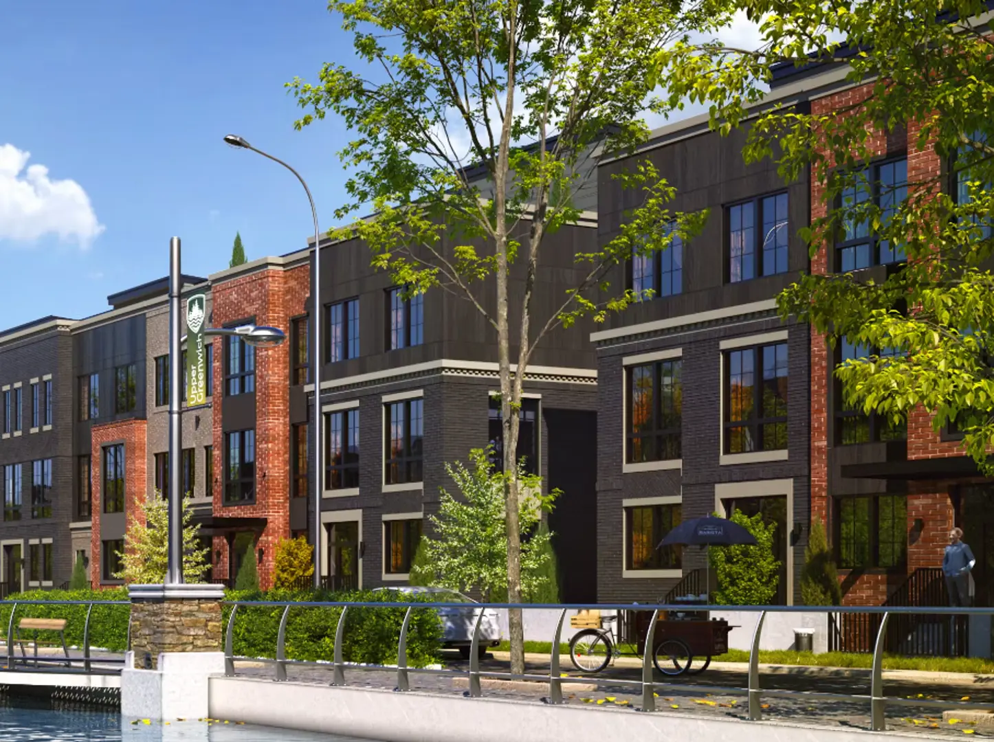 Modern Brownstones located at Greenwich Street Northwest & Greenwich Row Northwest, Calgary, AB T3B 5P1 cover image